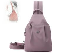 Waterproof 2-Way Commuter Bag, Convertible Travel Bag, Small Backpack Purse for Women, Anti-Theft Travel Tote, Mini Oxford Cloth Travel Daypack for Fitness Commuting Travel (Pink)