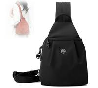 Waterproof 2-Way Commuter Bag, Convertible Travel Bag, Small Backpack Purse for Women, Anti-Theft Travel Tote, Mini Oxford Cloth Travel Daypack for Fitness Commuting Travel (Black)