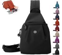 Waterproof 2-Way Commuter Bag, Multi-compartment Crossbody Bag, Sling Bag, Anti-Theft Shoulder bag, Handbag, Travel Bag for Men Women, Large Capacity Oxford Convertible Tote, Stylish Fitness Backpack