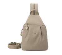 Waterproof 2-Way Commuter Bag, Small Backpack Purse, Convertible Shoulder Bag with Anti-Theft Design, Lightweight Travel Tote Backpack for Work & Daily Use (Khaki)
