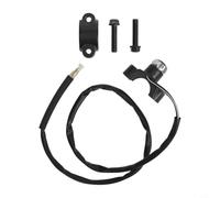 Waterproof 22mm Bike Switch for Outdoor Riding | 12V latching action, controls lights or power sockets, fits 22mm bars, black ABS body, quick install