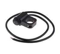 Waterproof 25 mm 1" Motorcycle Handlebar Headlight ON/OFF Switch Black