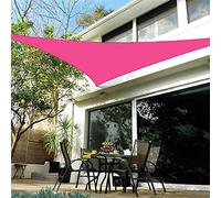 Waterproof 2x3x4m Sun Shade Sail with Frame - UV Resistant Canopy for Patio Pool Garden - Rose Red Fabric for Maximum Sun Protection