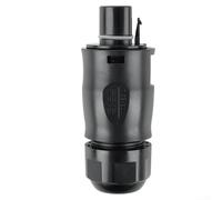 Waterproof 3 Pole End Cap for Betteri BC01, Designed for For hoymiles and, 2+PE Contacts, Rated 250V AC (3pc)