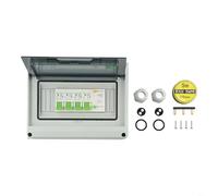Waterproof 3 Way Distribution Box 63A AC220V with RCD Leakage Protection for Indoor and Outdoor Electrical Safety