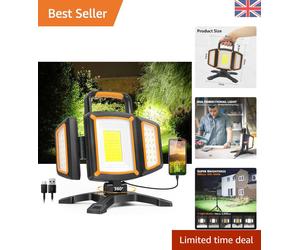 Waterproof 3000 Lumen Magnetic Portable Work Light - Ideal for Garage & Camping