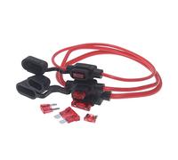 Waterproof 32V Mini Small Medium Auto Fuse Holder 18/1614/12/10AWG and Car Blade Fuse 3A 5A 7.5A 10A 15A 20A Standard/Mini/Micro Protected circuits