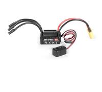 Waterproof 35A Brushless ESC for 1/18 RC Cars, Sensorless Speed Controller with External Program Port, Low Voltage Cut-Off Protection for Off-Road Buggies Trucks(B)