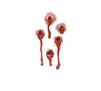 Waterproof 3D Halloween Temporary Tattoos Stickers Makeup Halloween Decorations Wound Scary Blood Injury Scars Fake Tattoos