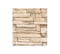 Waterproof 3D Wall Sticker Self Adhesive Foam Brick Wallpaper Waterproof 3D Wall Stickers DIY Soundproof Anti-Collision Decals(White)