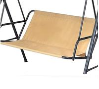 Waterproof 3Seater Swing Chair CoverDurable Outdoor Patio Replacement Canopy for Garden Swing Bench Beige 138cm x 50cm x 50cm WeatherResistant Swing Cushion Protector