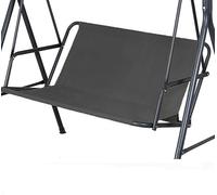 Waterproof 3Seater Swing Chair CoverDurable Replacement for Outdoor Patio Garden Swing Bench 148cm x 50cm x 50cm Black Cushion Protection