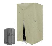 Waterproof 420D Ox Protective Cover for Pull Up Bar & Dip Stat Dustproof Power Rack Weight Lifting Cover for Indoor/Outdoor Home Gym (Size: 102x107x163cm)