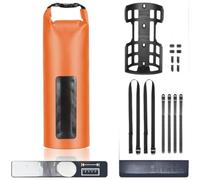 Waterproof 5L Bicycle Fork Bag PVC All-Purpose Mount | Road Mountain MTB Cycling Handlebar Pouch Rain Resistant Storage Luggage Outdoor