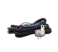 Waterproof 80A Relay with Integrated Harness for 12V/24V Systems, Transparent Nylon Housing for Easy Inspection(24V)