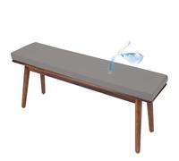 Waterproof 8CM Thick Bench Cushion Outdoor Chair Pad Washable Non-Slip Garden Seat Cushion Grey 180x40x8cm Perfect for Patio Furniture Comfortable Outdoor Seating