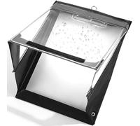 Waterproof A4 Clipboard with Transparent PVC Screen, Portrait Document Holder with Storage, Outdoor Covered Clip Board with Cold Protection, Folder to Protect Documents from Rain, Snow, Dust (Black)