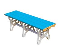 Waterproof ABS Plastic Leisure Bench High Load Capacity 800 kg Indoor/Outdoor Seating for Gym Park Pool - Ideal for Heavy Use and Comfort