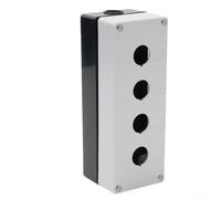 Waterproof ABS Push Button Switch Control Box 22mm Hole IP65 Dustproof Enclosure for Industrial Electrical Applications(4-hole)