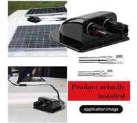 Waterproof ABS Solar Junction Box with Dual Cable Glands for 2-6mm² Solar Panel Cable Entry Housing, Weatherproof and Caravan Solar Cable Connector fo(2pcs)