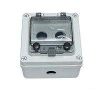 Waterproof ABS Switch Box with 2 Push Buttons for Start Stop Operation in Harsh Temperature Conditions (B)