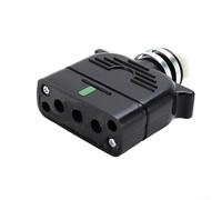 Waterproof AC Connector Battery Charger Socket Rated 30A 250V for Forklifts and Industrial Use with High Performance Contact Materials (Female )