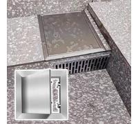 Waterproof Access Panel for Floor Wall Ceiling, Push to Open Stainless Steel 304 Outdoor Kitchen Doors, Bbq Access Door Marine Inspection Hatch(4x12in(100x300mm))