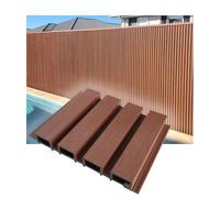 Waterproof Acoustic Privacy Fence Panels - Interlocking Slats for Outdoor Soundproofing, Perfect for Gardens & Pools, Enhance Privacy & Aesthetic Appeal, Durable & Stylish Solution
