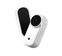Waterproof Action Camera Designed for Continuous For Outdoor Use with Magnetic Mount for Easy Reconfiguration (White)