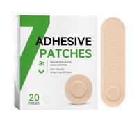 Waterproof Adhesive Patches | 20 Piece Sweatproof Sticky Pads,Sensor Protect Adhesive Patch | for Home Office Swimming Bathing Water Sports Shower Rainy Days