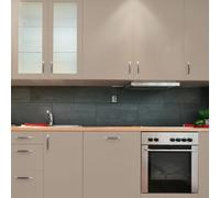 Waterproof Adhesive Vinyl Roll for Kitchen, Cabinet, Cabinet, Door - Wall Sticker H60 x L200 cm - Taupe