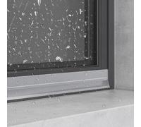 Waterproof Adhesive Weather Seal Strip for Doors & Windows, Soundproof Rubber Rain Barrier, Customizable Weatherproof Edge Trim for Drains & Doorways