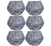 Waterproof Adult Nappies,Plastic Incontinence Pants,Leakproof Underwear,Incontinence Pull-On Plastic Pants,Covers Anti-Side Leakage Physiological,Nappy Cover,Paralysis Care Pant H,M(Waist 60cm)