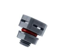 Waterproof Air Vent Valves Plastic Ventilation Breather Pressure Relief Screw-in Valve Nylon Waterproof Protective Air Vent Plug(Grey,M6X1_10PCS)