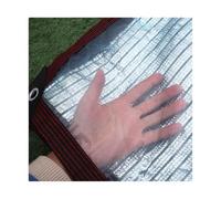 Waterproof Aluminium Shade Cloth - 75% Double-Layer Sun Protection Net with Grommets for Outdoor Use, Ideal for Cars, Dogs, Greenhouses, Patios