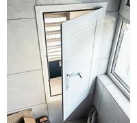 Waterproof Aluminum Access PanelIndoor/OutdoorAccess Hatch for PlumbingC LoftLockable Concealed Door (White 14x32in)