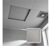 Waterproof Aluminum Alloy Access Panel - Gray Drywall Cover Plate for Easy DIY Installation Flush Mount Inspection Hatch(279x508mm)