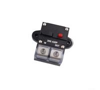 Waterproof and Circuit Breaker for Car Audio, Features Manual Reset and Push Button Control (Black button 200A)