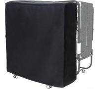 Waterproof and Dustproof Adjustable Rollaway Bed Cover with Elastic Drawstring and Zipper Closure for Mattress Storage (420D)