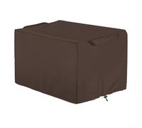 Waterproof and Dustproof Heat Press Machine Cover with Heavy Duty 210D Oxford Cloth, Adjustable Drawstring Bottom and Center Handle for Easy Handling (Coffee)