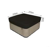 Waterproof And Dustproof Square Bathtub Cover, Made From 190T Oxford Fabric, Adjustable Drawstring Design For A Snug Fit On Outdoor Tubs And Patio Items(190T 210 * 210 * 30)