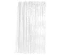 Waterproof and Proof Shower Curtain 3D Effect Semi Sheer Bathroom Liner for Home and Hotel Use Privacy Curtain