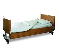 Waterproof and wipe-clean Full Bed set includes a Duvet Protector, Mattress Protector, and Zipped Pillow Protectors for a Single Bed. It is flame-retardant to British Standard BS5852 source 5.