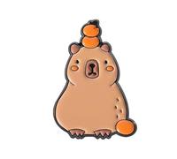 Waterproof Animal Pins Unique Capybaras Collectible Badges For Lovely Unisex Fashion Broosh Jewelry Capybaras Themed Accessories Kit