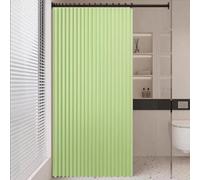 Waterproof Anti-Mold Shower Curtain, 180x150cm, Foldable & Easy to Clean, Includes Hooks - Ideal Bathroom Decor & Protection for Bathtubs