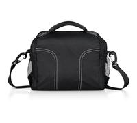 Waterproof Anti-shock Camera Travel Bag - Shoulder Crossbody Sling Bag Medium Soft Padded Case for Men and Women, Compatible with Nikon Canon Sony Pentax Olympus Panasonic DSLR SLR Mirrorless Cameras
