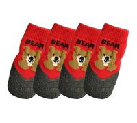 Waterproof Anti-slip Paw Protector Socks for Dogs, Soft Wear-resistant Rubber Booties, Indoor Outdoor Walking Footwear Fit Bichon Frise Puppies