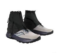 Waterproof Anti-Tear Ankle Gaiters, 20D Nylon and Stretch Fabric Low-Cut Shoe Covers Adjustable Fit for UK Size 3-11, Sole Straps Gaiters for Trail Running, Hiking, Walking and Outdoor Sports(Black)