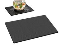 Waterproof Aquarium Mat, Shock Absorbing Pad, Non-Slip Base 38x30cm for Turtle Betta Reef Vase Flower Pot Appliances Furniture Saltwater, Compact Tank Accessory, Easy Level Design, for Day-to-Day Use