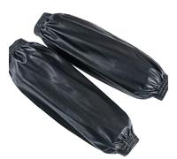 Waterproof arm Sleeves Leather Oversleeve Waterproof Arm Sleeve Kitchen Cleaning Arms Covers Work Condom Washing Hand Protectors(Black)